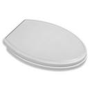 Elongated Closed Front Toilet Seat with Cover in Linen