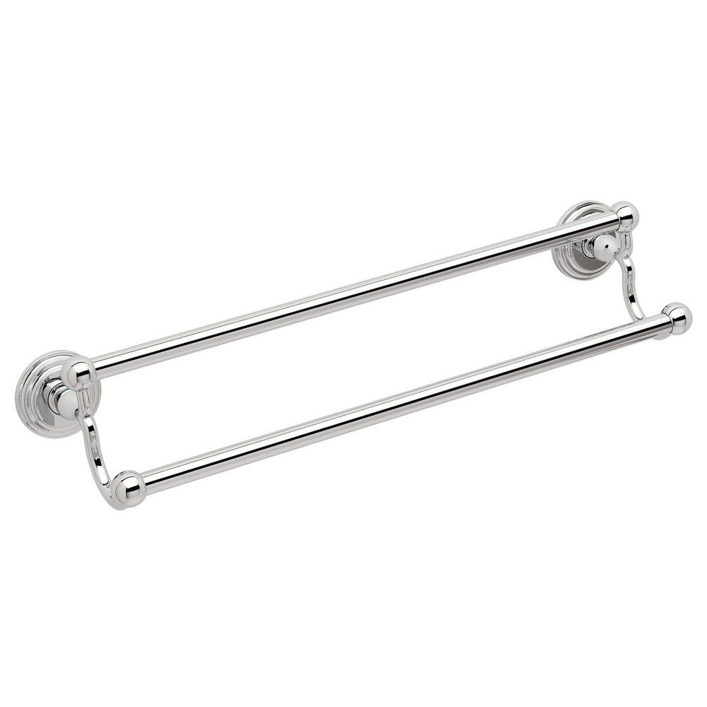 Ginger Polished Chrome 32 in. Double Towel Bar 