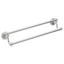 32 in. Double Towel Bar in Polished Chrome