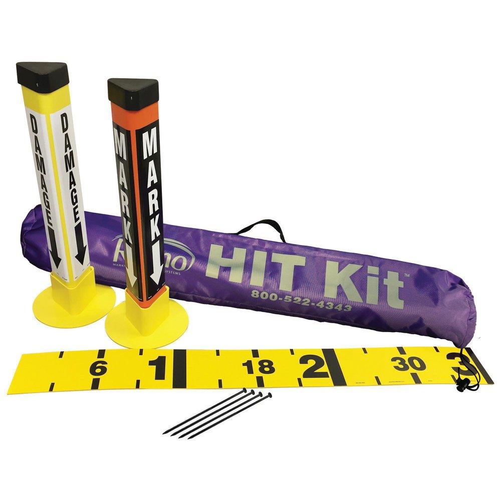 Repnet Yellow Hit Kit with Ruler in Yellow, Orange and Black 