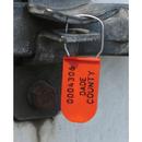 AccuformNMC Red Plastic Padlock Wire Seals 100 Pack 