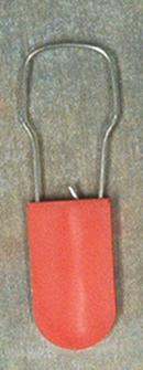 AccuformNMC Red Plastic Padlock Wire Seals 100 Pack 