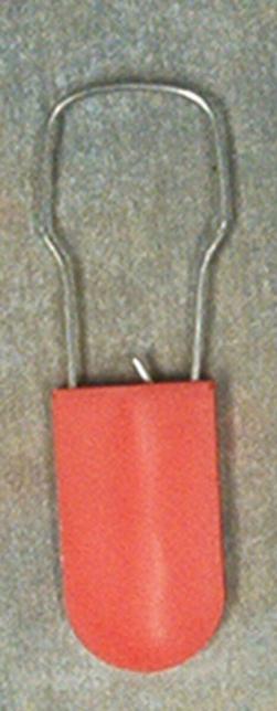 Plastic Padlock Wire Seals Red 100 Pack