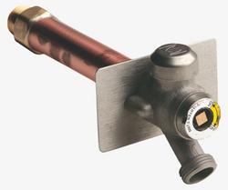 Bronze Nickel 12 x 1/2 x 3/4 in. FNPT and MNPT x GHT Wall Hydrant