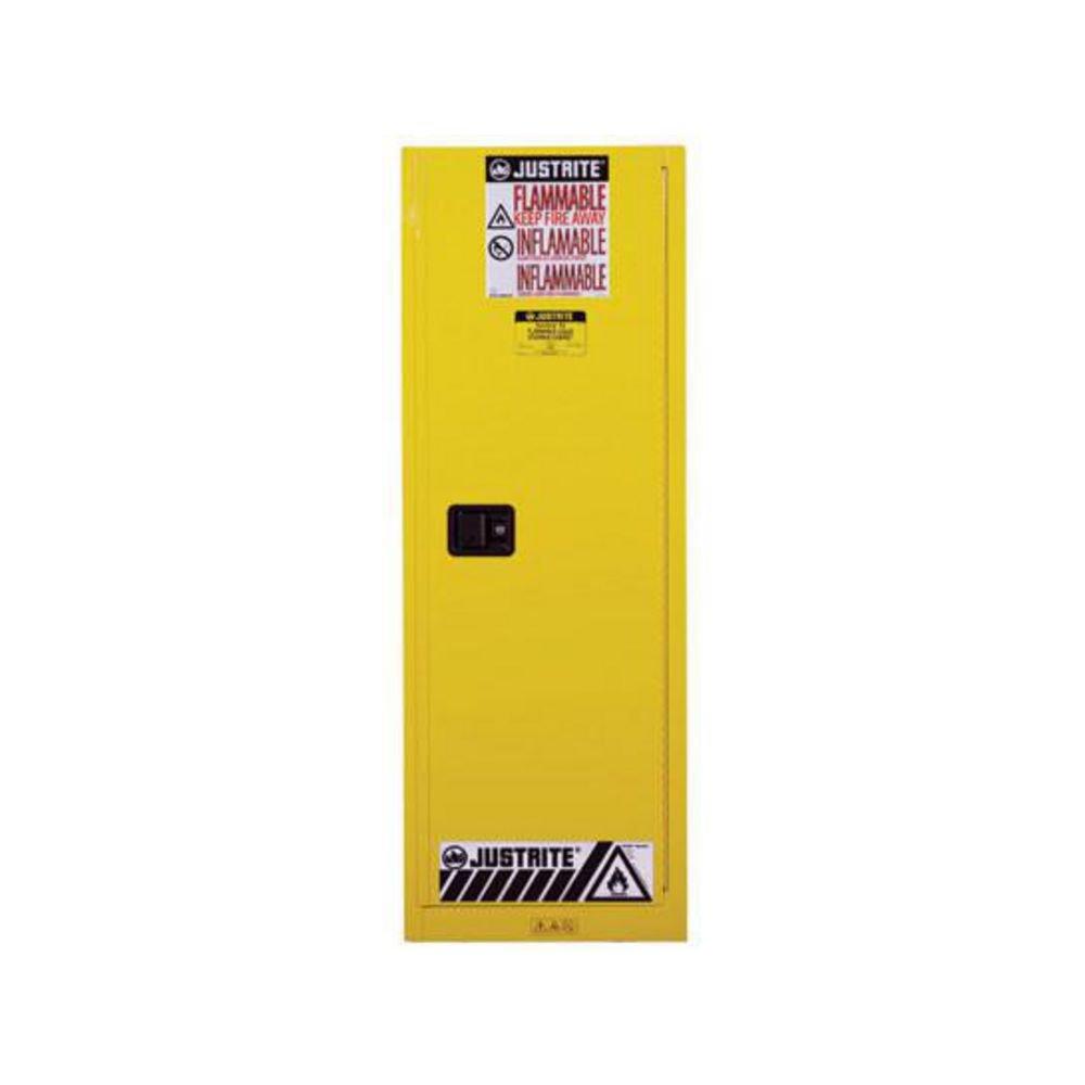 Justrite Yellow Polyester Epoxy Powder Cabinet in Yellow 