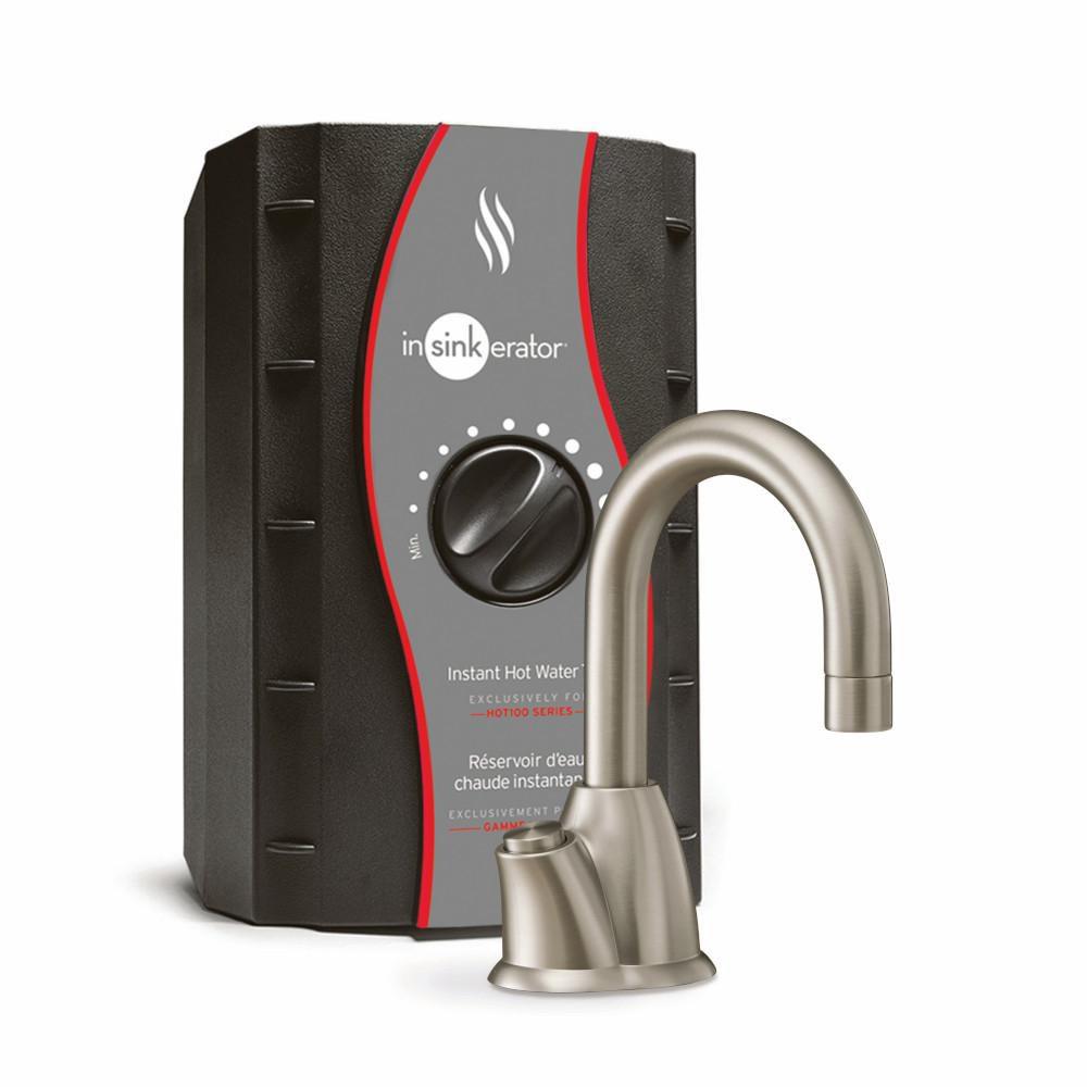 InSinkErator&reg; Satin Nickel Hot Only Water Dispenser 