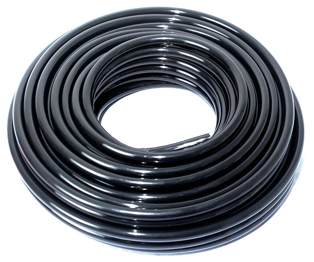 Hudson Extrusions Black 3/8 in. Plastic Tubing in Black 