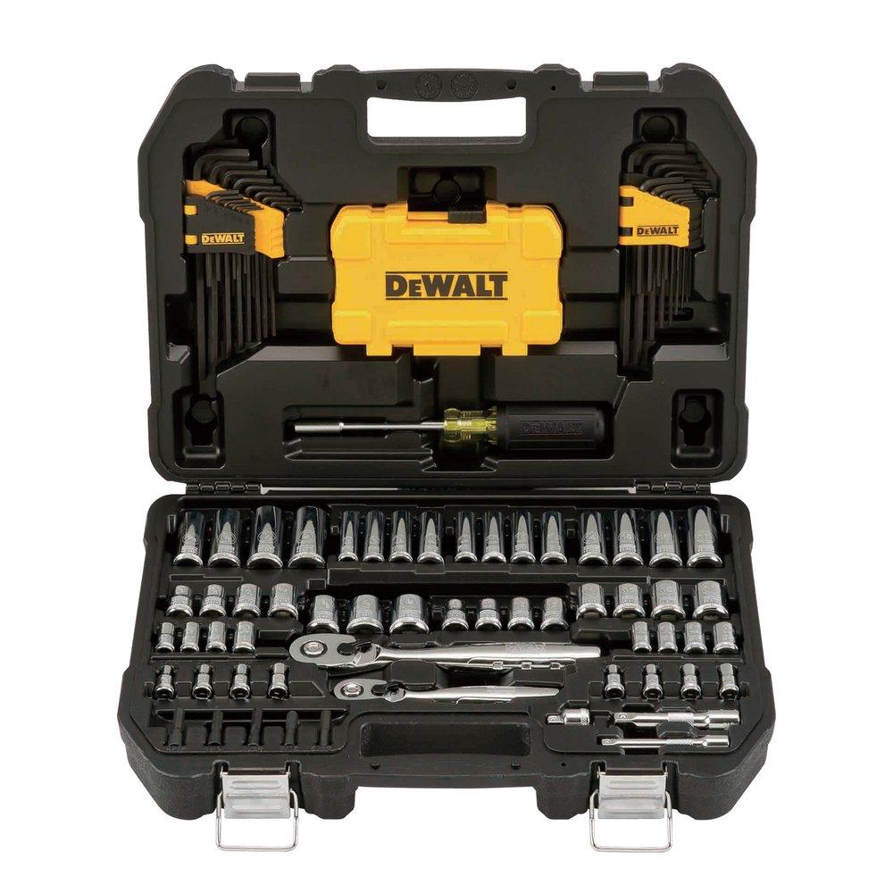 DEWALT Chrome Mechanics Tool Set with Case 