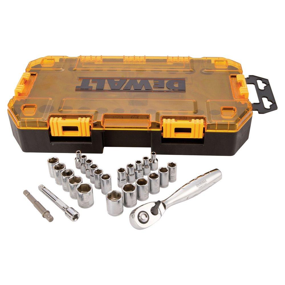DEWALT Polished Chrome Vanadium Drive Socket Set 