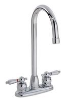 Symmons Industries Polished Chrome Bar Sink Faucet with Double Lever Handle 