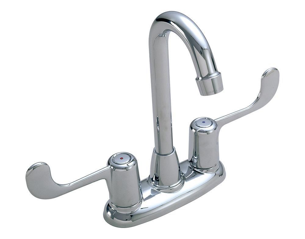 Symmons Industries Polished Chrome Two Handle Wristblade Bar Faucet 