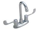 Symmons Industries Polished Chrome Two Handle Wristblade Bar Faucet 
