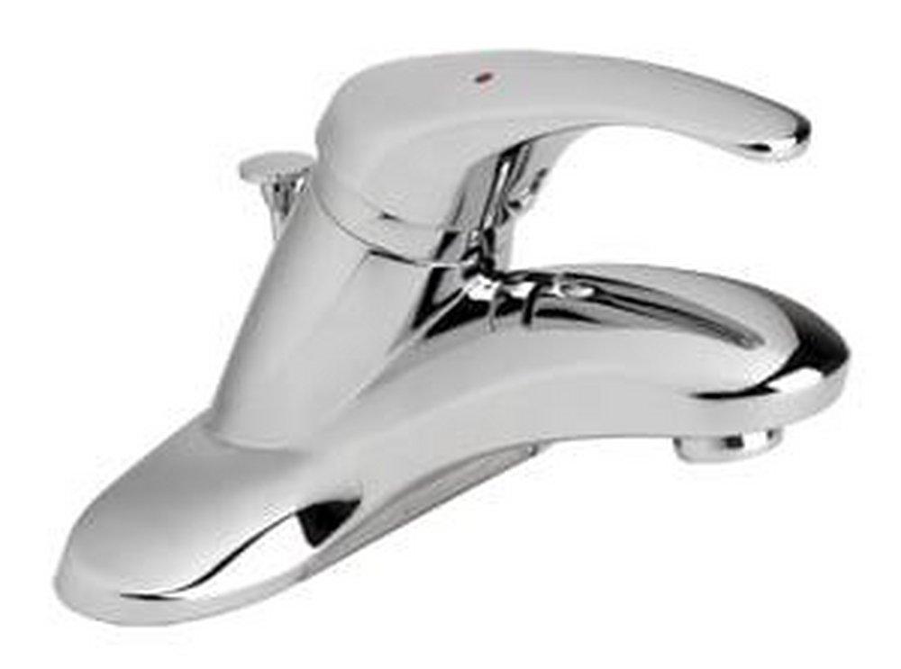 Symmons Industries Polished Chrome Bathroom Sink Faucet with Single Lever Handle 