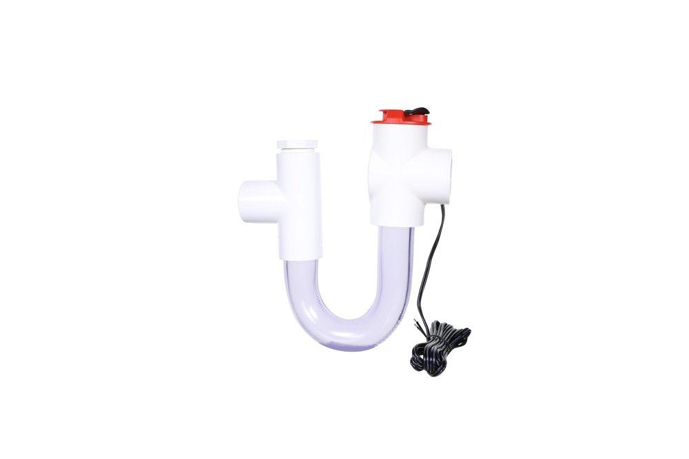 DiversiTech® 7-3/4 x 1 in. Condensate Drain Pan Trap Plastic 