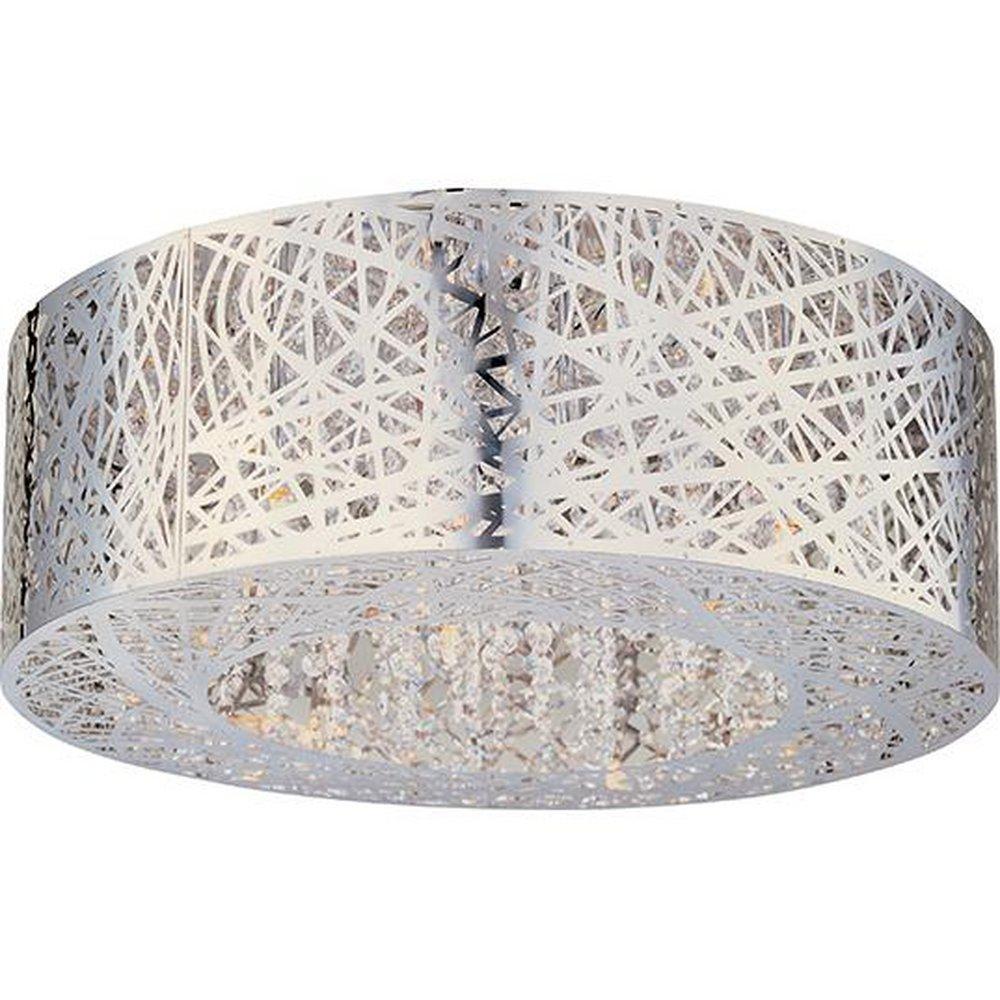 ET2 Lighting Polished Chrome 2.9W 9-Light LED Flushmount Ceiling Fixture 