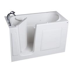 60 x 30 in. Acrylic Walk-In Rectangular Bathtub with Right Drain in White