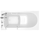 American Standard White 59-1/2 x 29-3/4 in. Soaker Walk-In Bathtub with Left Drain 