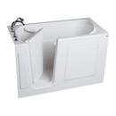 American Standard White 59-1/2 x 29-3/4 in. Soaker Walk-In Bathtub with Left Drain 