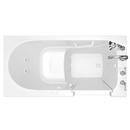 American Standard White 59-1/2 x 29-3/4 in. Combo Walk-In Bathtub with Right Drain 