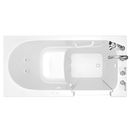 American Standard White 59-1/2 x 29-3/4 in. Combo Walk-In Bathtub with Right Drain 