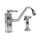 Single Handle Kitchen Faucet with Side Spray in Polished Chrome
