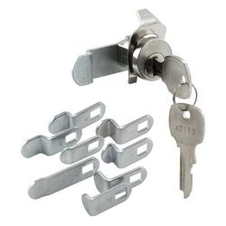 Universal Mailbox Lock in Nickel