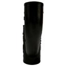 Black No Hub Cast Iron Reducing Upright Wye 