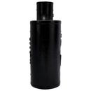 Black No Hub Cast Iron Reducing Upright Wye 