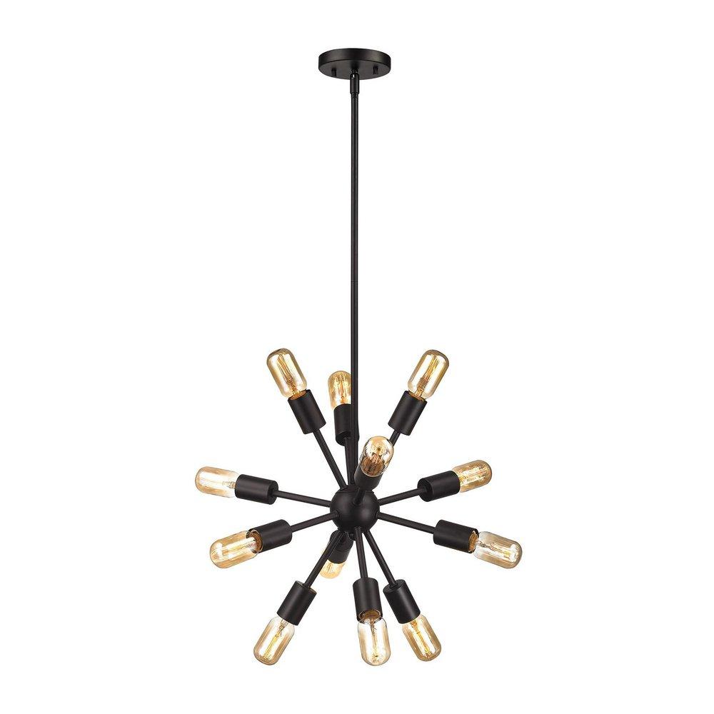 Elk Home Oil Rubbed Bronze 60W 12-Light Medium E-26 Chandelier 