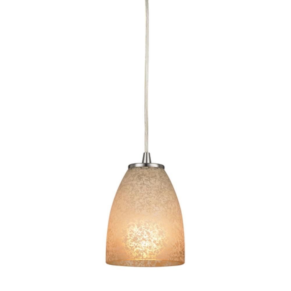 Elk Home Satin Nickel 60W 1-Light Pendant 