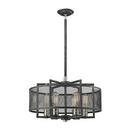 Elk Home Brushed Nickel/Silvered Graphite 6-Light Medium E-26 Base Chandelier 