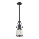 Elk Home Oil Rubbed Bronze 100W 1-Light Pendant 