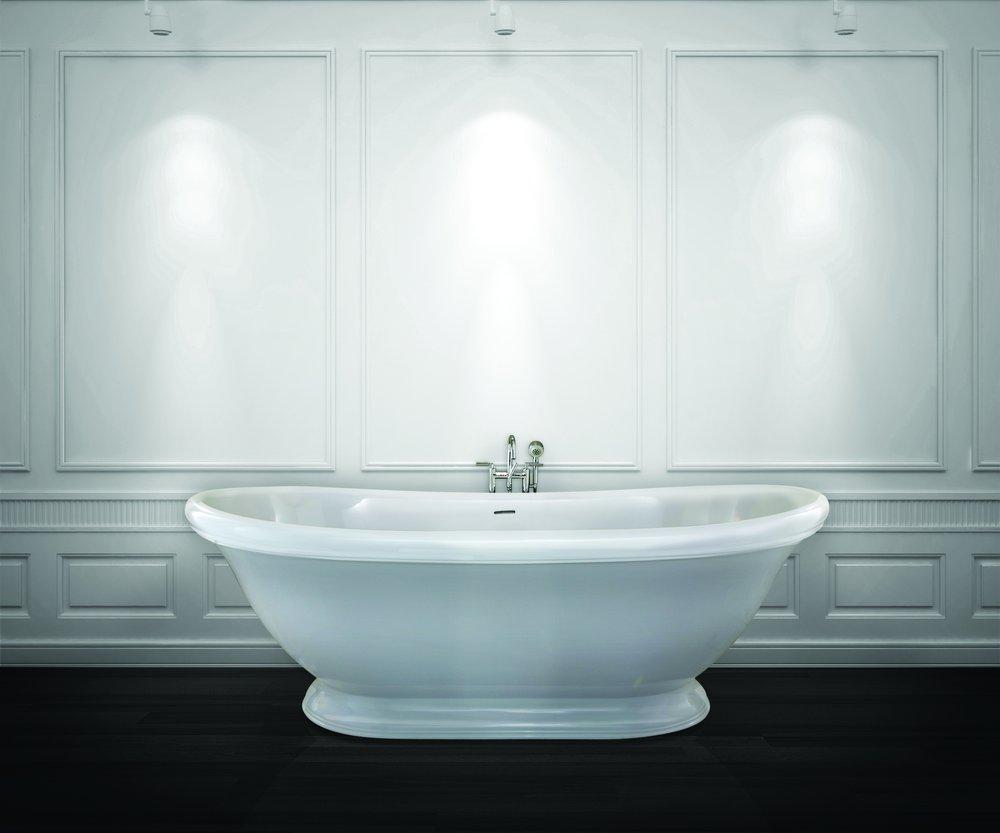 Hydro Systems White 60 x 32 in. Rectangle Whirlpool Bathtub with Left Hand Drain 