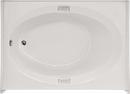 Hydro Systems White 60 x 42 in. Drop-In Bathtub with End Drain 