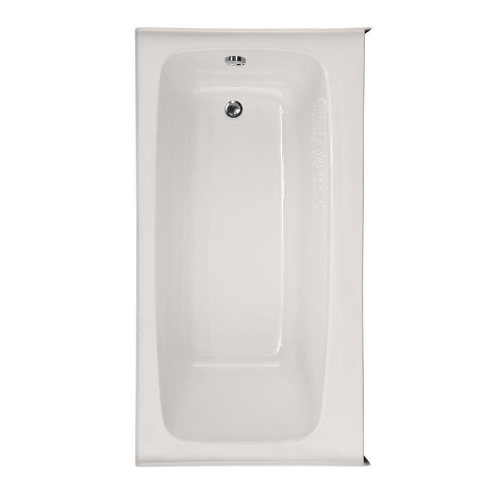 Hydro Systems White 66 x 32 in. Thermal Air Alcove Bathtub Left Drain 