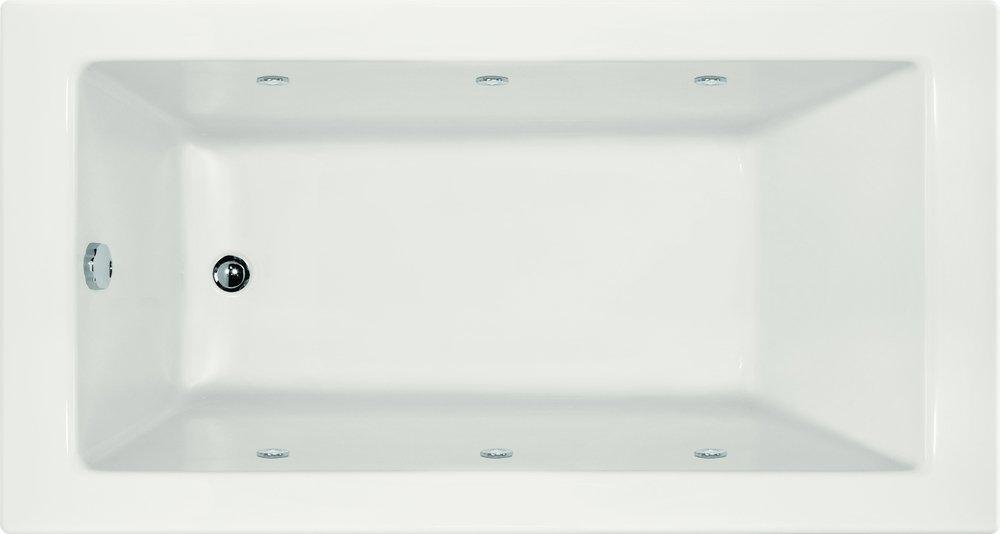 Hydro Systems White 72 x 32 in. Acrylic Rectangle Whirlpool 