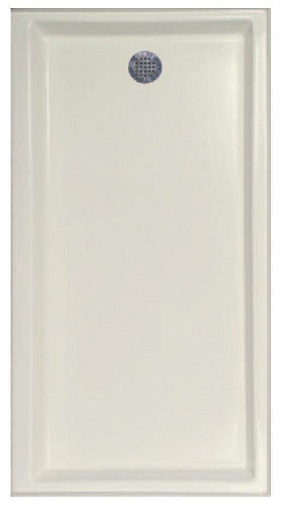 Hydro Systems Biscuit 60 in. Acrylic Shower Pan with Center Drain 