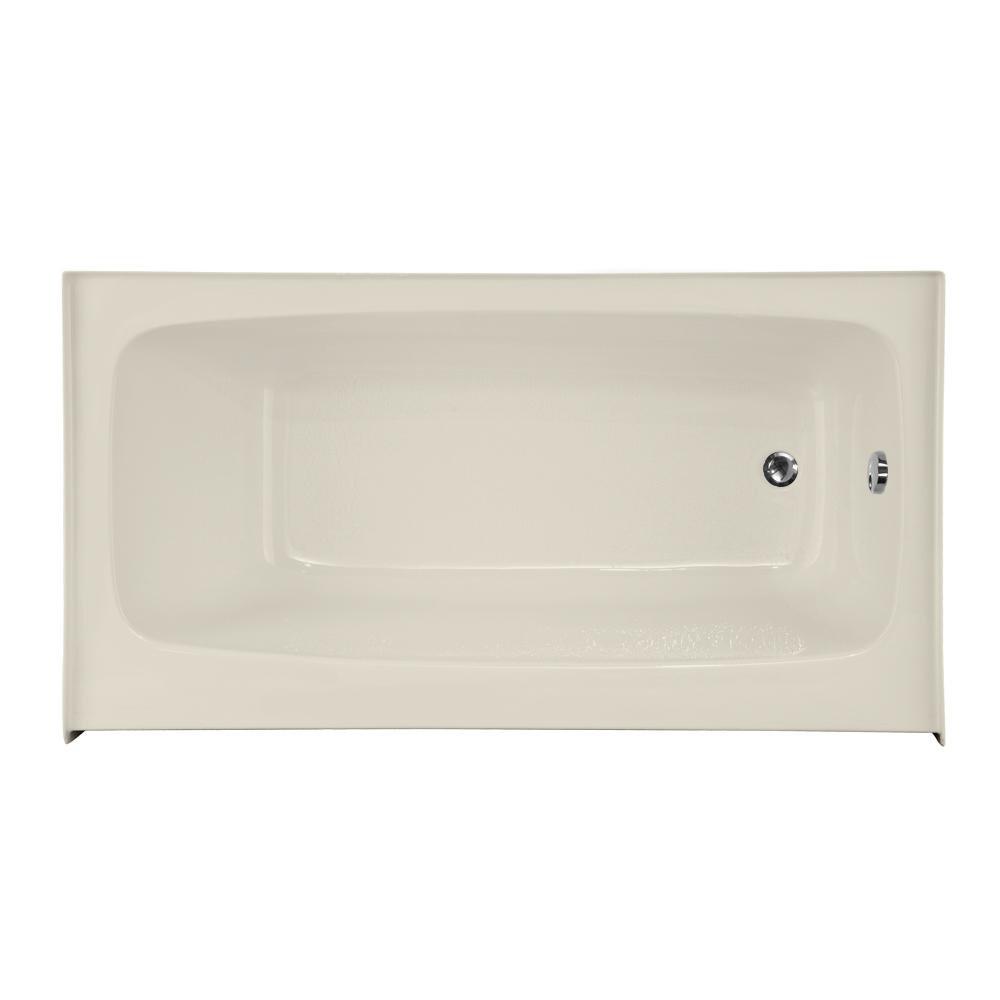 Hydro Systems Biscuit 72 x 32 in. Soaker Alcove Bathtub with Right Drain 