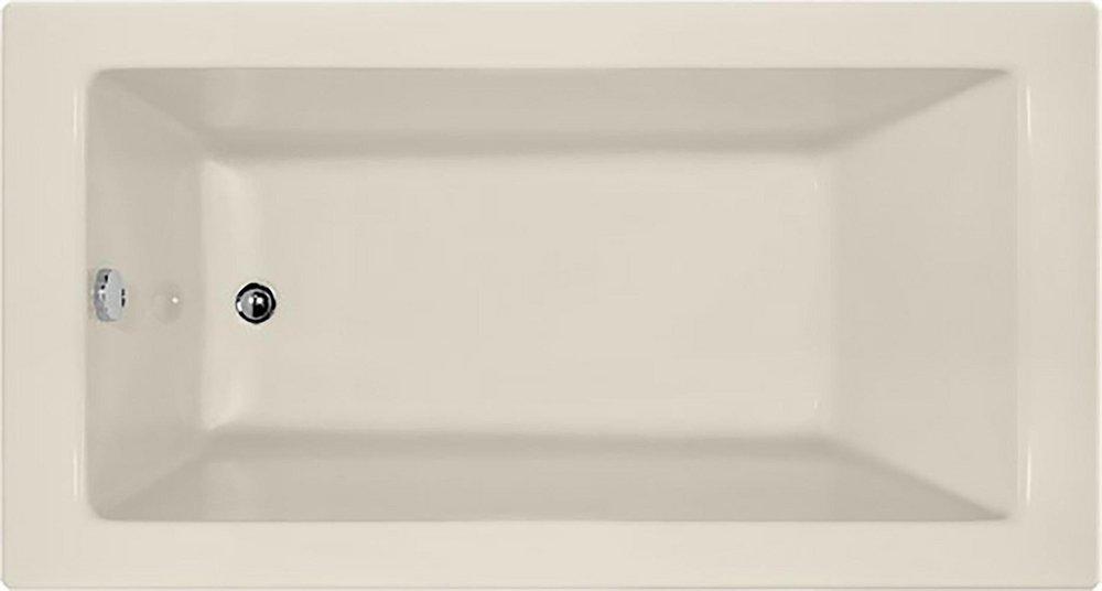 Hydro Systems Biscuit 72 x 32 in. Soaker Alcove Bathtub Left Drain 