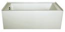 Hydro Systems Biscuit 72 x 32 in. Soaker Alcove Bathtub Left Drain 