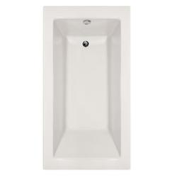 72 in. x 32 in. Soaker Alcove Bathtub with Right Drain in White