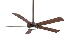 52 in. 5-Blade Indoor Integrated LED Ceiling Fan in Oil Rubbed Bronze