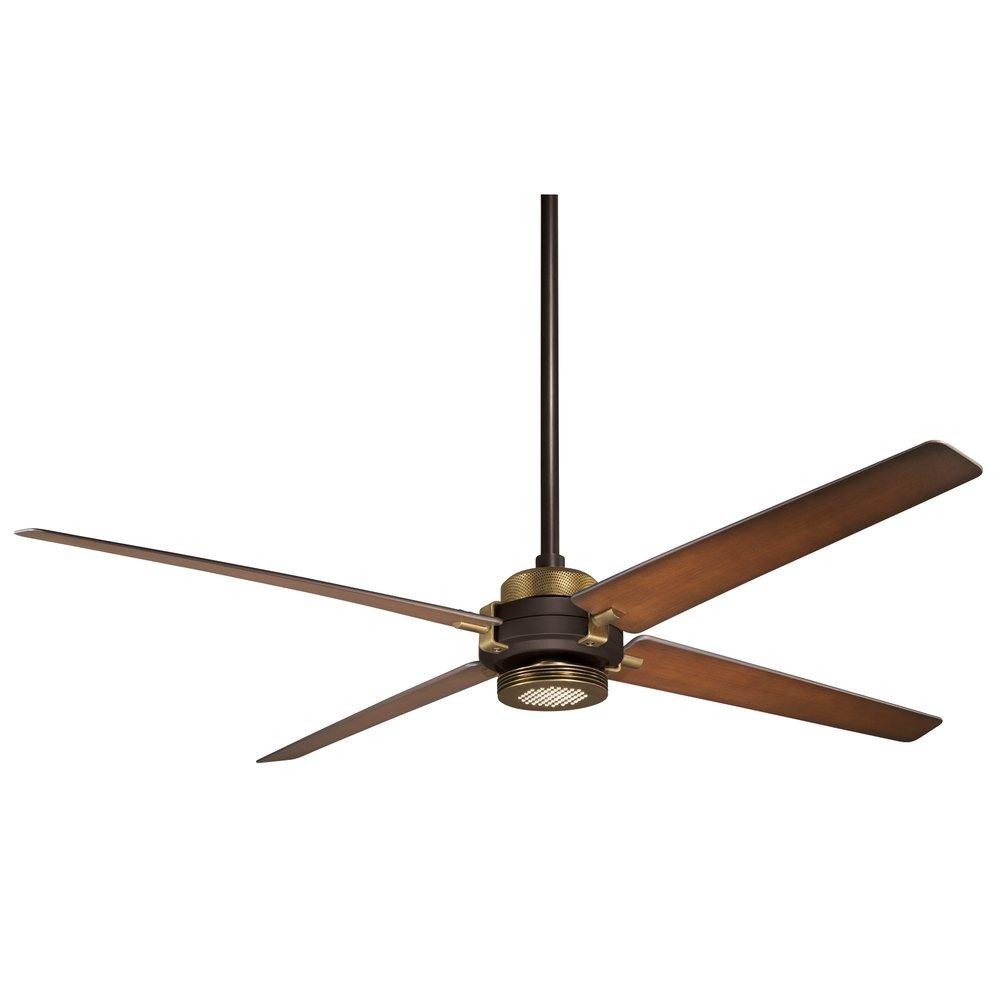 Minka Aire Oil Rubbed Bronze/Antique Brass 60 in. 4-Blade Ceiling Fan 