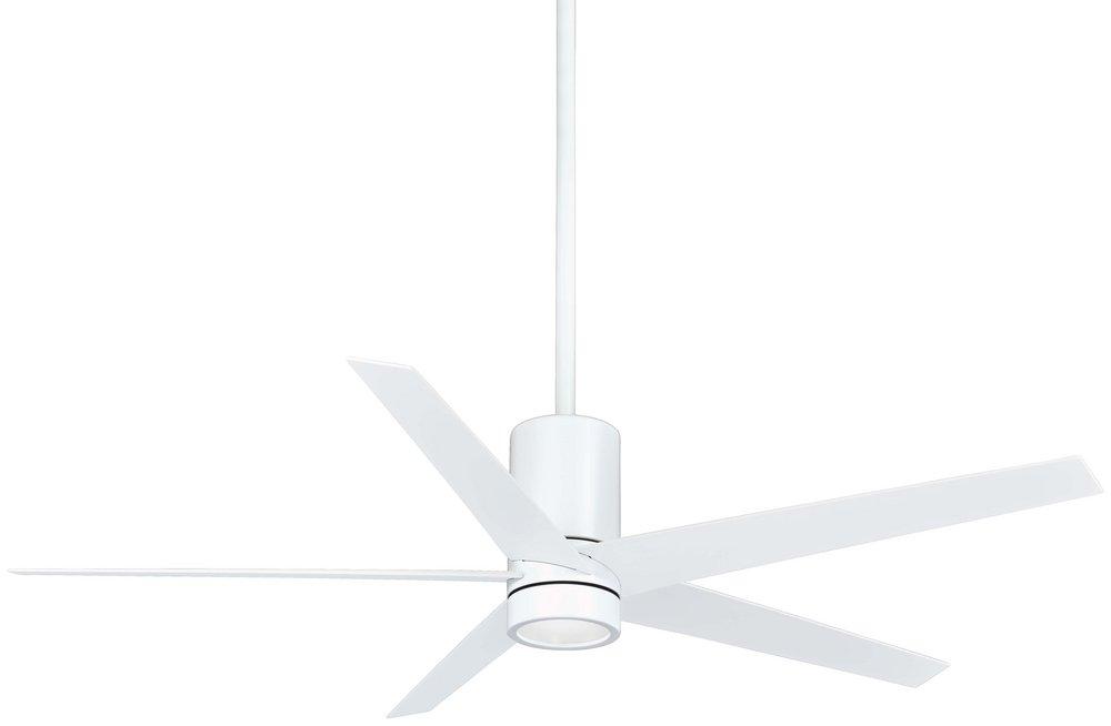 Minka Aire Flat White 56 in. 4-Blade Ceiling Fan 