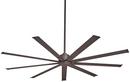 72 in. 9-Blade Ceiling Fan in Oil Rubbed Bronze