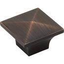 1-1/4 in. Zinc Cabinet Knob in Brushed Oil Rubbed Bronze