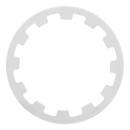 HoldRite&trade; White PVC Spanner Ring 