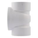 HoldRite™ White Plug DWV PVC Cleanout Tee with Nylon Plug and Spanner Ring 