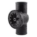 2 in. No-Hub Straight and DWV PVC Tee with Spanner Ring and Plug