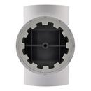 HoldRite&trade; White Plug DWV PVC Cleanout Tee with Nylon Plug and Spanner Ring 
